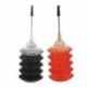 Palack 30 ml-es tintasugaras tintapatron újratöltő tinta Hp Dell Samsung, fekete N9W3