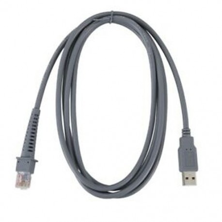 1 X USB A-csatlakozó az RJ45 kábelhez, 7 láb 2M szimbólum vonalkód-leolvasóhoz LS4278 LS220 J9W1