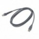 1 X USB A-csatlakozó az RJ45 kábelhez, 7 láb 2M szimbólum vonalkód-leolvasóhoz LS4278 LS220 J9W1