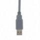 1 X USB A-csatlakozó az RJ45 kábelhez, 7 láb 2M szimbólum vonalkód-leolvasóhoz LS4278 LS220 J9W1