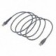 1 X USB A-csatlakozó az RJ45 kábelhez, 7 láb 2M szimbólum vonalkód-leolvasóhoz LS4278 LS220 J9W1