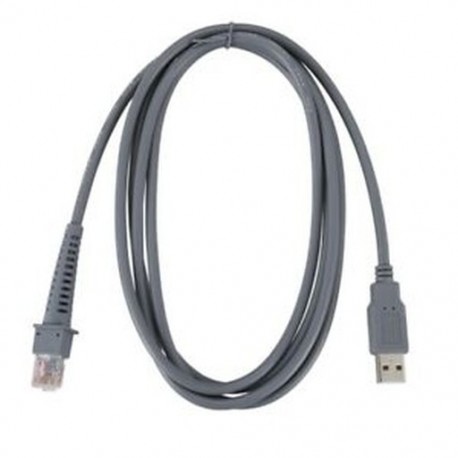 1X (1 X USB A csatlakozó az RJ45 kábelhez, 7 láb 2M) az LS4278 LS C2G2 szimbólum vonalkód-leolvasóhoz
