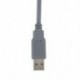 1X (1 X USB A csatlakozó az RJ45 kábelhez, 7 láb 2M) az LS4278 LS C2G2 szimbólum vonalkód-leolvasóhoz