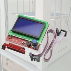 12864 LCD rámpák Intelligens alkatrészek RAMPS 1.4 Vezérlőpult Vezérlőpult 3D nyomtatáshoz W2X6