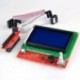 12864 LCD rámpák Intelligens alkatrészek RAMPS 1.4 Vezérlőpult Vezérlőpult 3D nyomtatáshoz W2X6