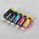 2X (Xuanmo 5 db-os tintapatron Pgi-525Bk Cli-526Bk-hoz Mg5250 Mg6150 CMY Pr S6W9