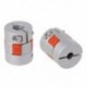 6X (5mmx8mmx25mm CNC léptetőmotor rugalmas Zum ZwZ tengelykapcsoló