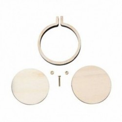 Q0O5 mini hímzőkarika fakeret kézzel keresztszemes varrás karikakerettel DIY Cra