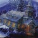 1X (Christmas Snow House 5D gyémántfestmény, DIY keresztszemes készlet 16 x 12-es, G2W0-ban)