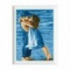 1X (Kézzel készített DIY kereszt tűvel hímzett szettkészletek Kits Sea Printed Precise Child J4G4
