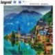 5D gyémántfestés, teljes fúrással készült négyzet alakú dísz, gyémánt hímzés, természetvédelmi jelenet W6J8