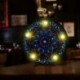 5D Diy Mandala teljes fúrással készült gyémántfényes világító lámpa strasszos hímzéssel D5D1