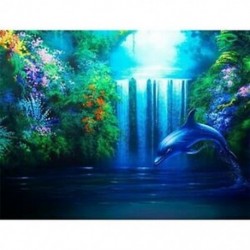 9X (teljes körű fúró, 5D diy gyémántfestés, delfin állatok 3D hímzése, Cr Z7J1