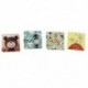 1X (38 db / táska Naplódekoráció Scrapbooking DIY Aranyos Kawaii papírmatrica, X7U5