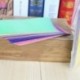 1X (50db / készlet Négyzet alakú Origami Papír Egyoldalas Csillogó Összecsukható Egyszínű P Y0J1