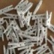 2X (100 x fa fotó klipek Mini ruhacsipesz, egyszínű vetir fotópapír C V3Y8