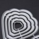 5X (Scrapbooking Lyukasztógép-sablon dombornyomásos sablonok I9M6