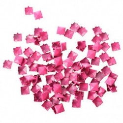 100db Rózsaszín punk stílusú - piramis alakú szegecs ruha - táska - karkötő - különböző tárgyak díszítéséhez