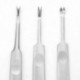 8X (10 darabos Leathercraft Edge Skiving Beveler, multi-méretű tömör fa L L6Q3.)