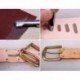 6X (5db 6/7/8/9 / 10x3mm, Diy fúrófej, bőr kézműves lyukasztó, lapos lyukasztó Q6J8