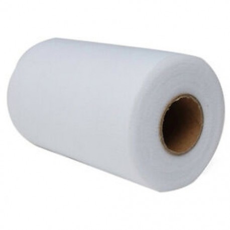 2X (15 cm x 80 m tüll ruhadekorációs esküvői partin, Fehér E2F6)