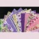 6X (barkácsfoltos folt 60db 10cmx10cm varázsadag pamutszövet patchwork bu M5Z7