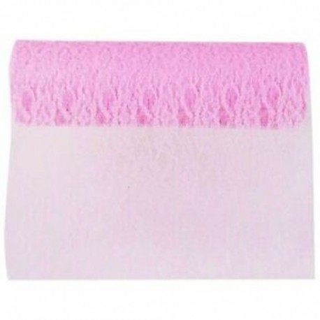 4X (22 m-es csipke Couture kézműves esküvői dekorációhoz - Pink X2S6)