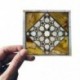 10 x 10 cm-es 20 darabos 3D-s arab stílusú padlólap csempe átlós falmatrica Living Ro U7D3