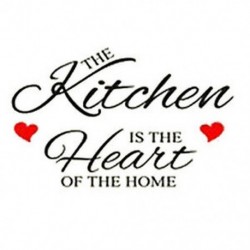 5X (1 A konyha az otthoni szív fali matrica - Heart Co A3U1