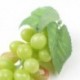 Mesterséges műanyag gyümölcs szőlőfürt otthoni irodai dekoráció zöld P2Q2