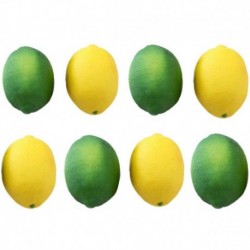 5X (8 darabos mesterséges hamis citrom, lime gyümölcs, váza-töltő otthoni konyha P O4M6