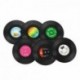 1X (vadonatúj 6 pc-es vinyl alátét Groovy Record Cup italtartó szőnyegpadló Tablew H5Z4