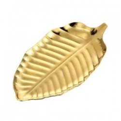 Rozsdamentes acél törülközőtálcák, Golden Leaf ékszer-tál, Muti-Function C R7V3