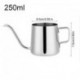 250ml rozsdamentes acél teáskanna csepegő kávéfőző hosszú kancsó vízforraló csésze otthoni készlet U7R3