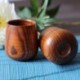 2db elegáns / divatos Jujube fa kávé- / teáscsészék / bögrék faragott fadarabon Deco R9V3