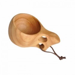 Fából készült csésze deco cup dekorációs bögre ivó csésze kávé bögre tej csésze -15cm x K6P8