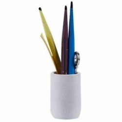 1:12 Dollhouse miniatűr tolltartó ceruza vonalzóval, W4U3