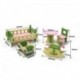 1 db / 5db Baba Fa Babaház bútorok Dolls House Miniatűr Gyerekjáték Q6U7