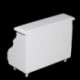 1/12 Dollhouse miniatűr bútor Fürdőszoba szekrény WC-szekrény fehér R4V4