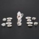 1X (15db-os Dolls House miniatűr porcelán étkészlet kávéscsésze Sa G3D5
