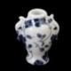 1/12 Babaház miniatűr kerámia porcelánváza kék szőlő -7 darab A6T5 T1W2