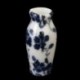 1/12 Babaház miniatűr kerámia porcelánváza kék szőlő -7 darab A6T5 T1W2