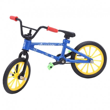 4X (Dollhouse Mini Mountain Bike Kerékpár Kerékpár Bollhouse kiegészítő Blauk BlueB5Z2