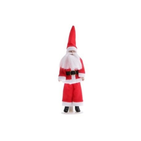 2X (1: 12 méretű babaház emberek porcelán Mikulás baba figura Miniatu A7N0