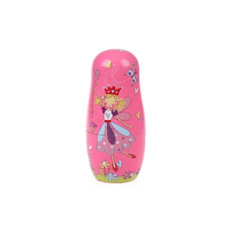 Öt fészkelő aranyos fa fészkelő baba Matryoshka orosz baba karácsonyi ajándék C3P3