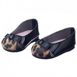 6X (Dolly Ballerinas Leopard cipő 18 hüvelykes E4U2 babákhoz)