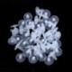 6X (50 darabos fehér játékbaba készítésű kézműves csuklók 20mmx20mm 20mmx5mm Y9T6)
