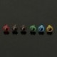 4X (100 db 8 mm-es szemű, apró szemű plüss babás műanyag biztonsági kézműves X1I3)