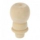 5X (10 db / készlet Befejezetlen Diy Wood Peg Doll Karácsony Hóember Torta Toppers De Z3P1