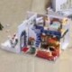 1X (IIECREATE Bútor DIY DollHouse Fa miniatűr babaházak Bútor D5E4